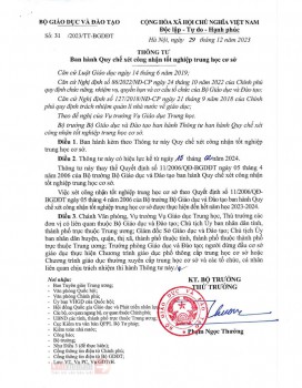 Thông tư này có hiệu lực kể từ ngày 15 tháng 02 năm 2024